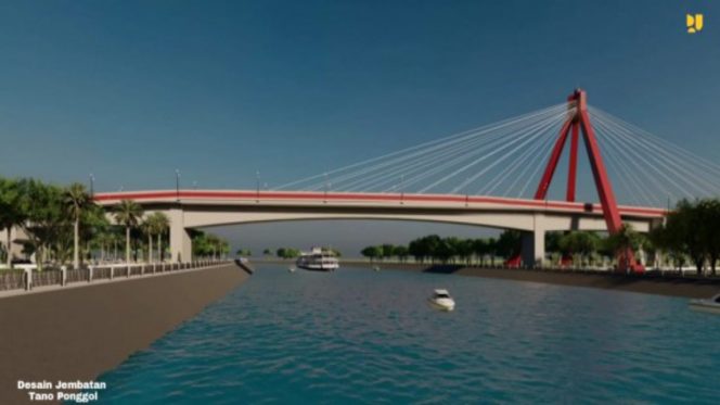 
 Jembatan Aek Tano Pongol Danau Toba Ditargetkan Rampung Pada 2022